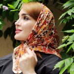 مینی اسکارف گل گلی - مانتو پاتریس رشت