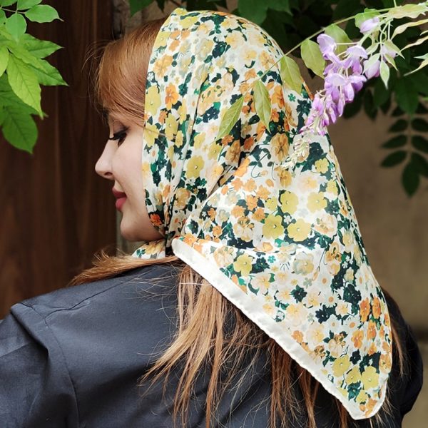 مینی اسکارف گل گلی - مانتو پاتریس رشت
