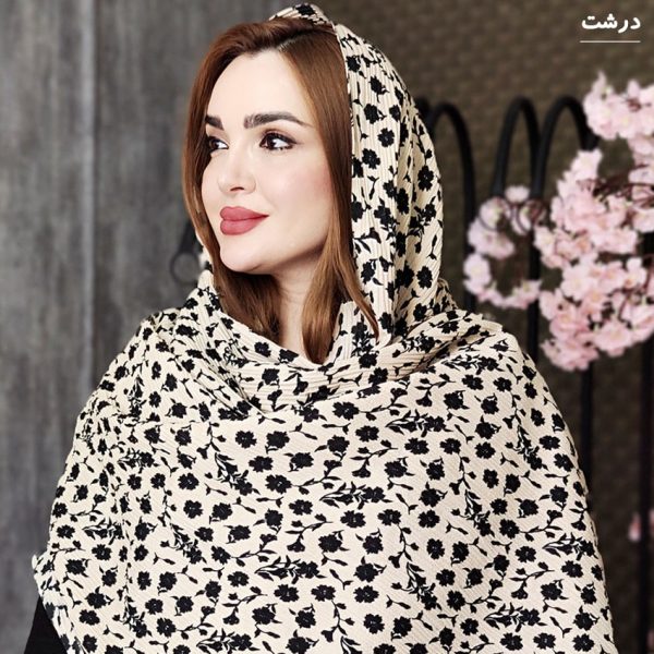 شال پفکی گلدار - مانتو پاتریس رشت