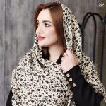 شال پفکی گلدار - مانتو پاتریس رشت