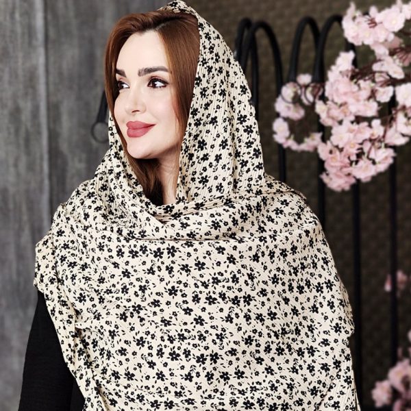 شال پفکی گلدار - مانتو پاتریس رشت