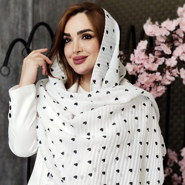 شال پلیسه قلب - مانتو پاتریس رشت