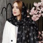 شال پلیسه قلب خطی - مانتو پاتریس رشت