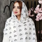 شال پلیسه قلب خطی - مانتو پاتریس رشت