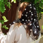 مینی اسکارف توری بابونه - مانتو پاتریس رشت