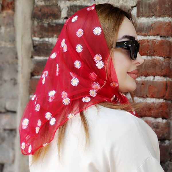 مینی اسکارف توری بابونه - مانتو پاتریس رشت