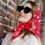 مینی اسکارف توری بابونه - مانتو پاتریس رشت