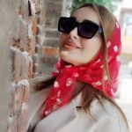 مینی اسکارف توری بابونه - مانتو پاتریس رشت