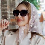 مینی اسکارف توری بابونه - مانتو پاتریس رشت