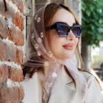 مینی اسکارف توری بابونه - مانتو پاتریس رشت