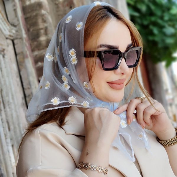 مینی اسکارف توری بابونه - مانتو پاتریس رشت