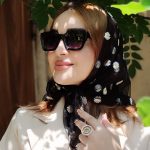 مینی اسکارف توری بابونه - مانتو پاتریس رشت