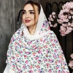 شال پلیسه گل گلی - مانتو پاتریس رشت