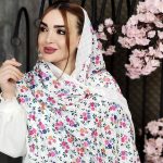 شال پلیسه گل گلی - مانتو پاتریس رشت