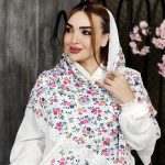 شال پلیسه گل گلی - مانتو پاتریس رشت