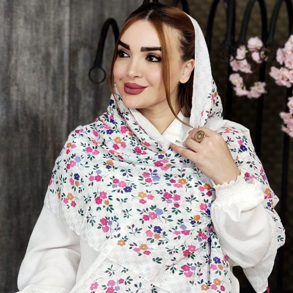 شال پلیسه گل گلی - مانتو پاتریس رشت
