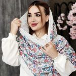 شال پلیسه گل گلی - مانتو پاتریس رشت