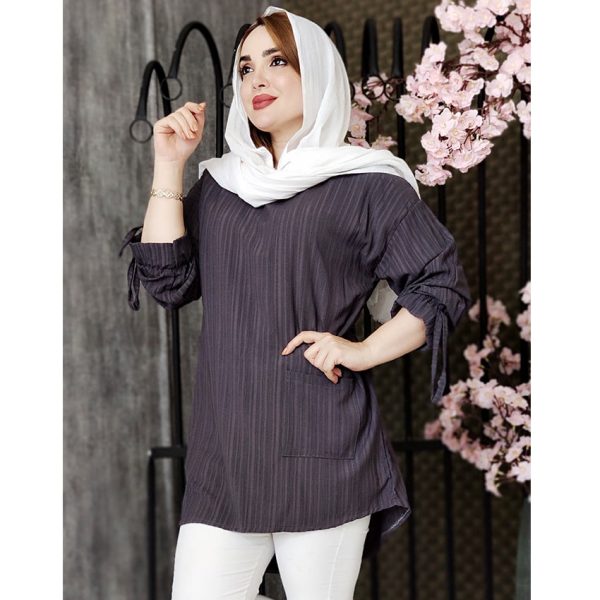 شومیز کراش جیب دار - مانتو پاتریس رشت