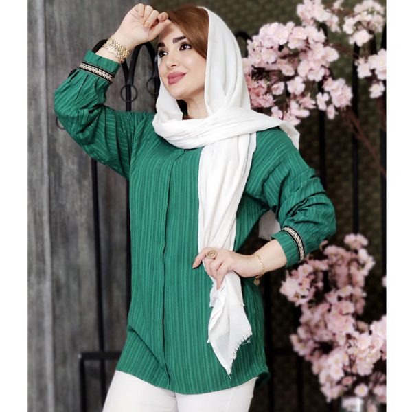 تونیک کراش آستین نواری - مانتو پاتریس رشت