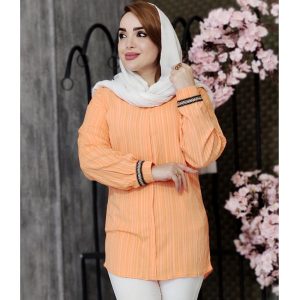 تونیک کراش آستین نواری - مانتو پاتریس رشت