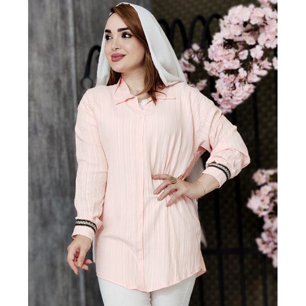 تونیک کراش آستین نواری - مانتو پاتریس رشت