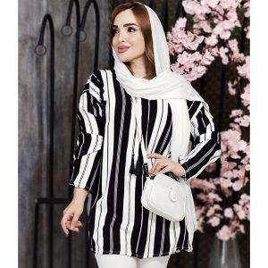 تونیک نخی جلوبسته- مانتو پاتریس رشت