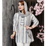 تونیک راه راه 6 دکمه - مانتو پاتریس رشت