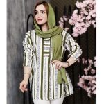 تونیک راه راه 6 دکمه - مانتو پاتریس رشت