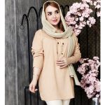 شومیزپلوتی 6 دکمه - مانتو پاتریس رشت
