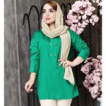 شومیزپلوتی 6 دکمه - مانتو پاتریس رشت