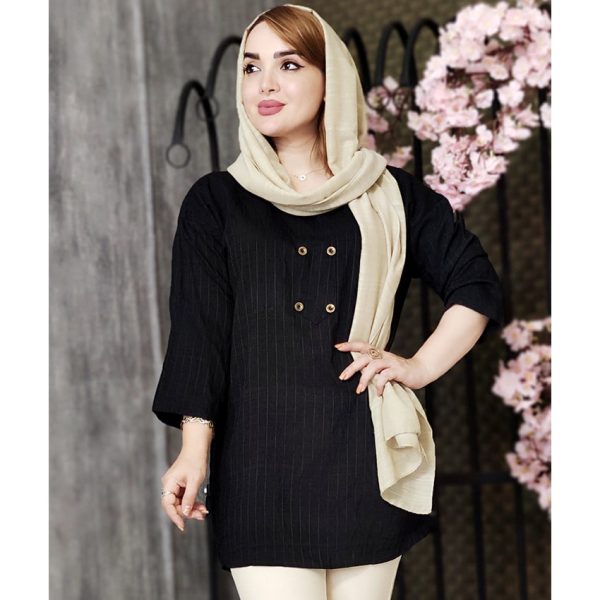 شومیزپلوتی 6 دکمه - مانتو پاتریس رشت