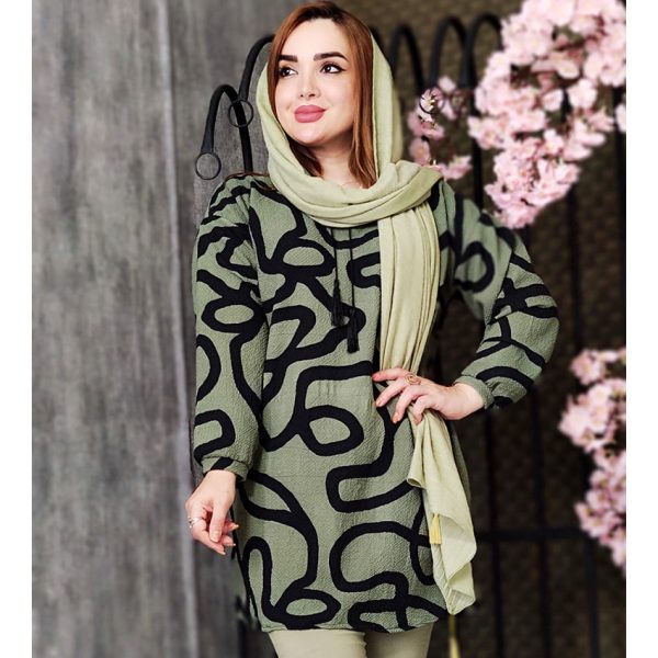 تونیک اسپیرال منگوله دار - مانتو پاتریس رشت