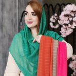 شال حریر راه راه - مانتو پاتریس رشت