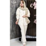 ست مانتو شلوار لینن طرحدار - مانتو پاتریس رشت