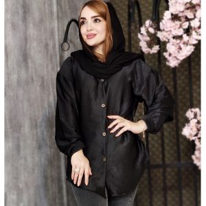 مانتو مشکی شیمر - مانتو پاتریس رشت