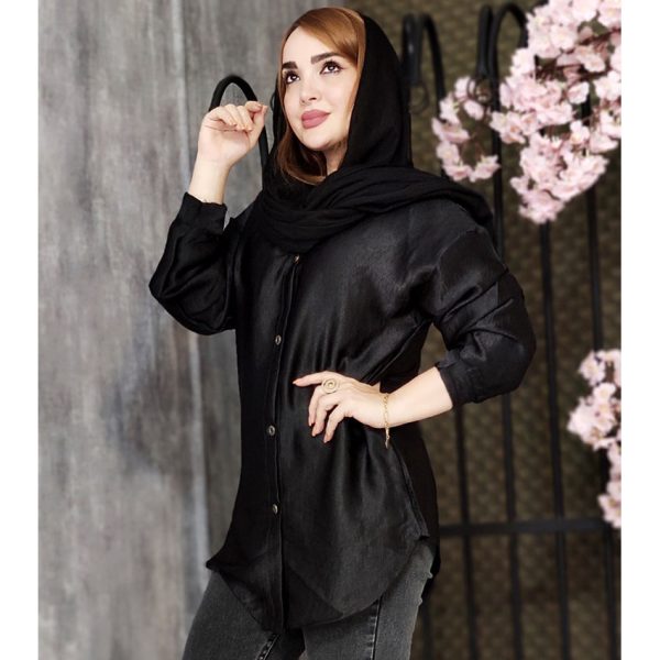 مانتو مشکی شیمر - مانتو پاتریس رشت