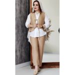 ست 3 تیکه جلو بندی - مانتو پاتریس رشت