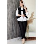 ست 3 تیکه جلو بندی - مانتو پاتریس رشت