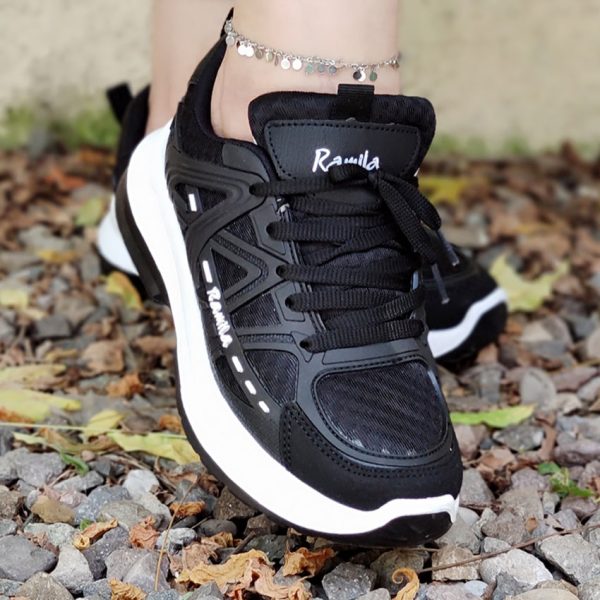 کتونی رامیلا مشکی سفید