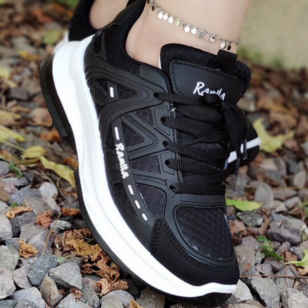 کتونی رامیلا مشکی سفید - مانتو پاتریس رشت