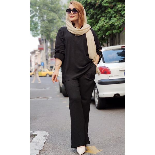 ست مانتو شلوار 3 دکمه - مانتو پاتریس رشت