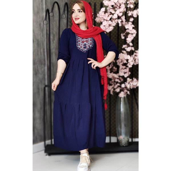 3740056-5-min پیراهن نخی چاپی - مانتو پاتریس رشت