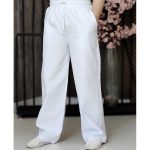 شلوار بگ سفید بنگال - مانتو پاتریس رشت