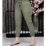 شلوار لینن جلو جیب مام فیت - مانتو پاتریس رشت