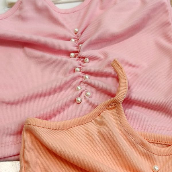 تاپ بندی کراپ مرواریدی - مانتو پاتریس رشت