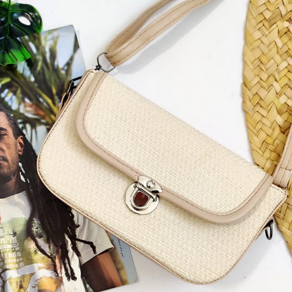 کیف حصیری قفلی - مانتو پاتریس رشت