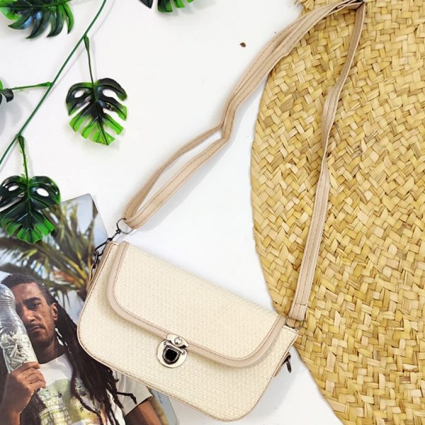 کیف حصیری قفلی - مانتو پاتریس رشت