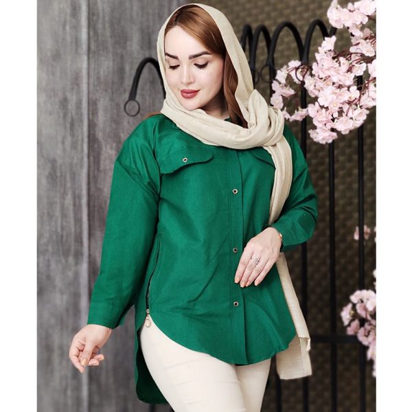 مانتو داکرون بغل زیپ - مانتو پاتریس رشت