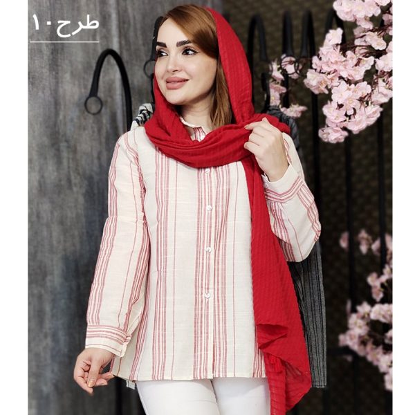 مانتو لینن راه راه - مانتو پاتریس رشت