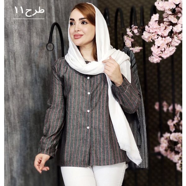 مانتو لینن راه راه - مانتو پاتریس رشت